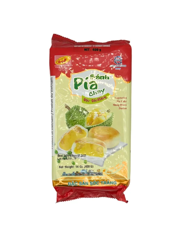 Mung Bean Durian Pia Cake - No Egg
