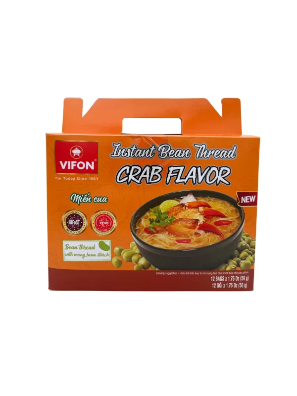 Instant Bean Thread Noodles Crab Flavor 6-pack