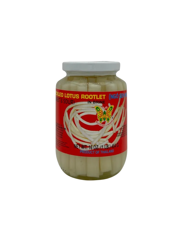 Pickled Lotus Rootlets Sweet & Sour (with chilli pepper)