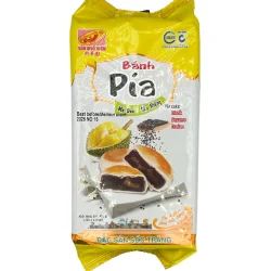 17 Black Sesame Durian Pia Cake