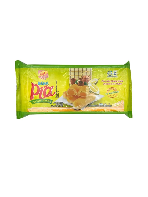 Mung Bean Durian Pia Cake (Less Sugar)